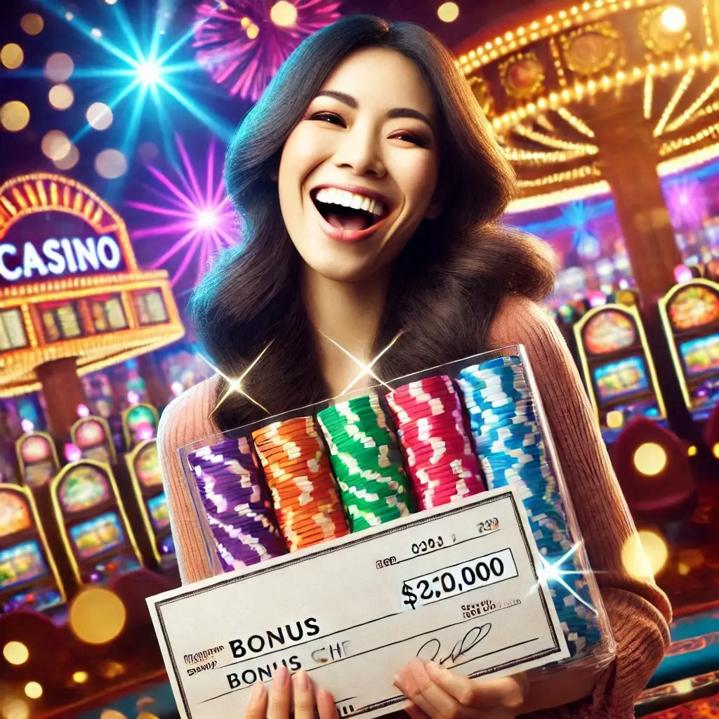 bonus nelle mani di un uomo al BETSSON CASINO