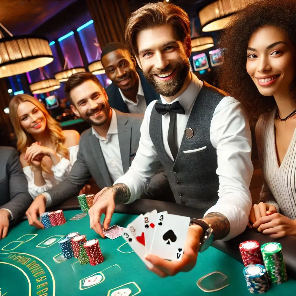 croupier al BETSSON CASINO